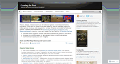 Desktop Screenshot of gamingthepast.net